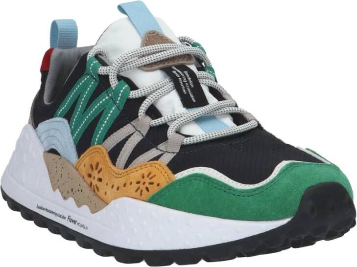 Flower Mountain Nylon Suede Washi Sneaker Multicolor Heren