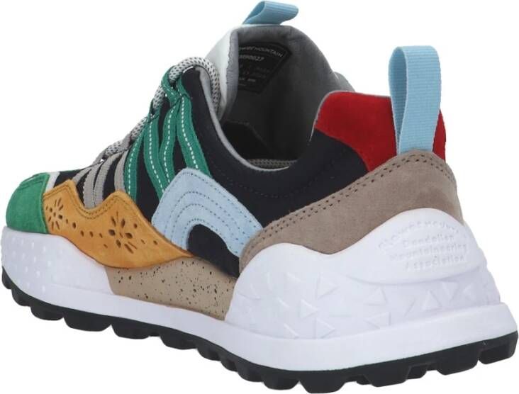 Flower Mountain Nylon Suede Washi Sneaker Multicolor Heren