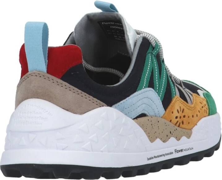 Flower Mountain Nylon Suede Washi Sneaker Multicolor Heren
