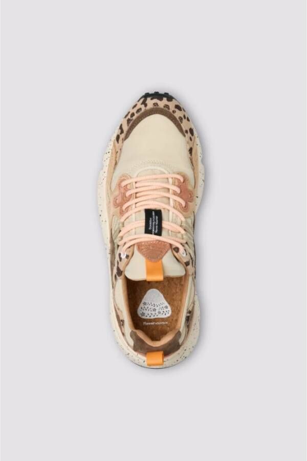 Flower Mountain Outdoor sneaker met dierenprint details Multicolor Dames