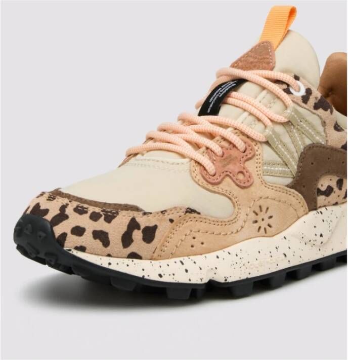 Flower Mountain Outdoor sneaker met dierenprint details Multicolor Dames