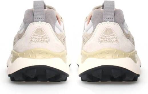 Flower Mountain Outdoor Sneakers met Suède Inzetstukken