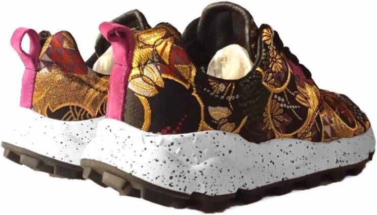 Flower Mountain Outdoor Sneakers met Suede Inzetstukken Multicolor Dames