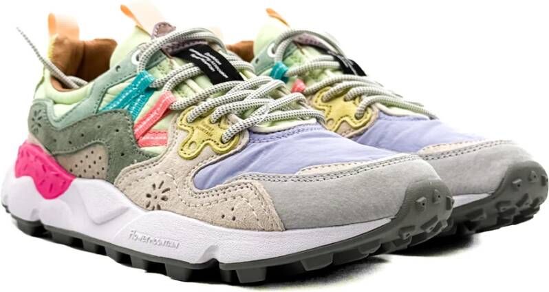 Flower Mountain Paarse Sneakers Yamano 3 Vrouwencollectie Multicolor Dames