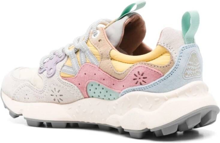 Flower Mountain Roze Sneakers voor Vrouwen Multicolor Dames
