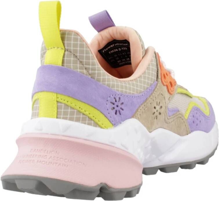 Flower Mountain Stijlvolle Kotetsu Sneakers voor Vrouwen Beige Dames