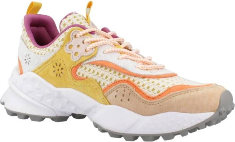 Flower Mountain Stijlvolle Kotetsu Sneakers voor Vrouwen Beige Dames