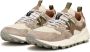FLOWER MOUNTAIN Lage Sneakers Ya o 3 Maat: 41 Materiaal: Suède Kleur: Wit - Thumbnail 4