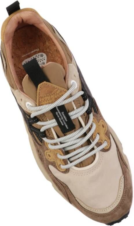 Flower Mountain Sneakers Brown Heren