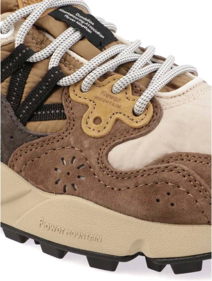 Flower Mountain Sneakers Brown Heren