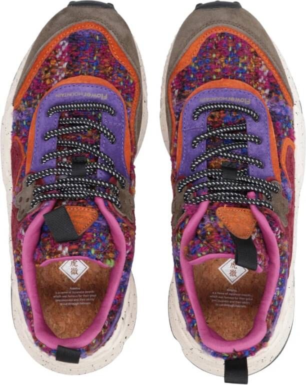 Flower Mountain Sneakers Bruin Dames