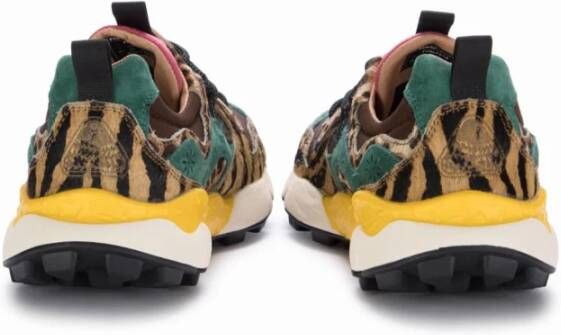 Flower Mountain Sneakers Bruin Dames