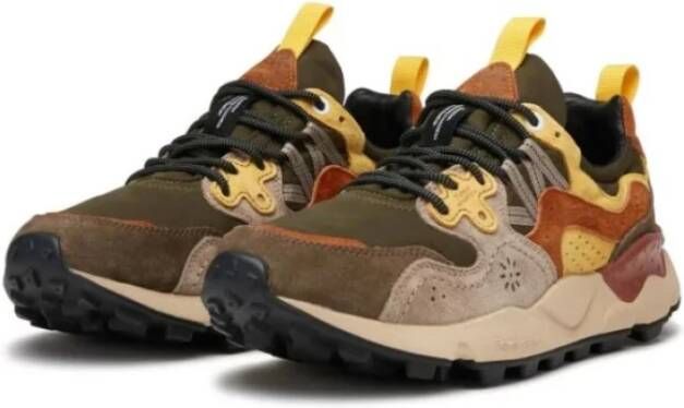 Flower Mountain Sneakers Grijs Heren