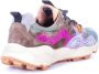 Flower Mountain Groene en Blauwe Technische Stof en Suede Sneakers Multicolor Dames - Thumbnail 9