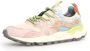 Flower Mountain Suede and technical fabric sneakers Yamano 3 Woman Pink Dames - Thumbnail 8