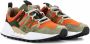 Flower Mountain Suede and technical fabric sneakers Washi MAN Multicolor Heren - Thumbnail 8