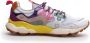 FLOWER MOUNTAIN Lage Sneakers Dames Yamano 3 Woman Maat: 37 Materiaal: Suède Kleur: Wit - Thumbnail 14