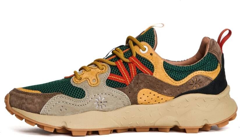 Flower Mountain Suede and technical fabric sneakers Ya o 3 UNI - Foto 4