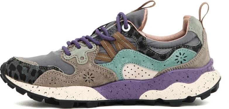 Flower Mountain Sportieve elegantie sneakers met unieke details