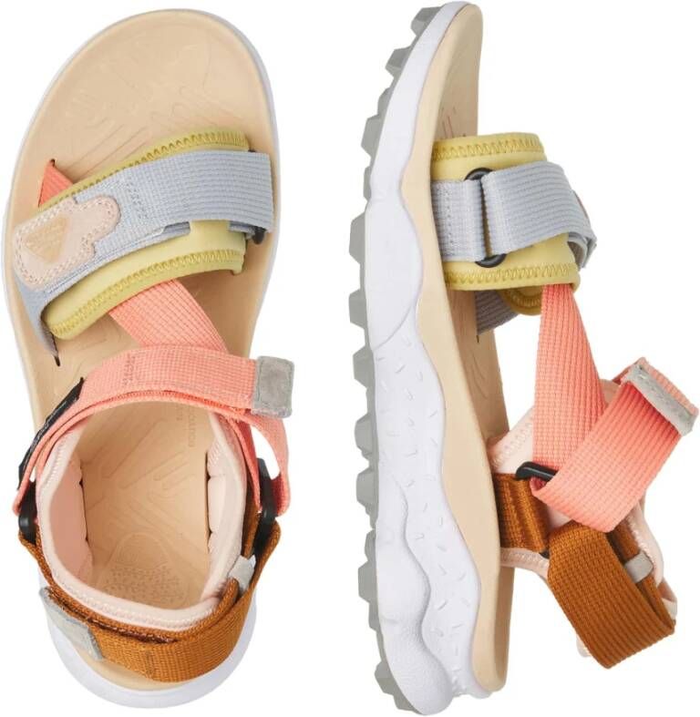 Flower Mountain Suede and technical fabric sandals Nazca 2 Woman Multicolor Dames