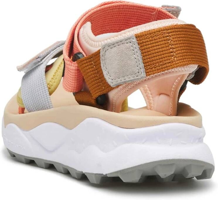 Flower Mountain Suede and technical fabric sandals Nazca 2 Woman Multicolor Dames
