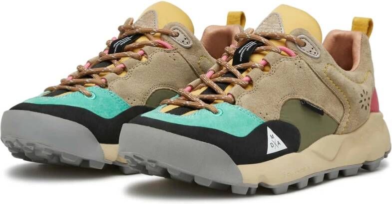 Flower Mountain Suede and technical fabric sneakers Back Country UNI Multicolor Unisex