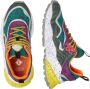 Flower Mountain Suede and technical fabric sneakers Kotetsu Woman Green Dames - Thumbnail 3