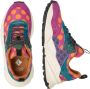 Flower Mountain Gedrukte Suède Sneakers met Kurken Binnenzool Multicolor Dames - Thumbnail 3