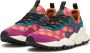 Flower Mountain Gedrukte Suède Sneakers met Kurken Binnenzool Multicolor Dames - Thumbnail 9