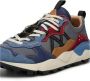 Flower Mountain Suede and technical fabric sneakers Lenzan MAN Multicolor Heren - Thumbnail 4