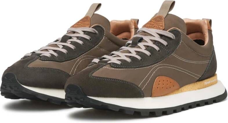 Flower Mountain Suede and technical fabric sneakers NEW Asuka MAN Multicolor Heren