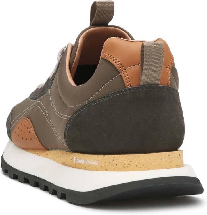 Flower Mountain Suede and technical fabric sneakers NEW Asuka MAN Multicolor Heren