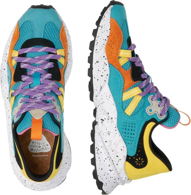 Flower Mountain Suede and technical fabric sneakers Tiger Hill UNI Multicolor Unisex