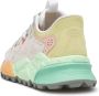 Flower Mountain Suede and technical fabric sneakers Tiger Hill Woman White Dames - Thumbnail 5