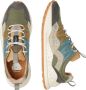 Flower Mountain Suede and technical fabric sneakers Washi MAN Green Heren - Thumbnail 3