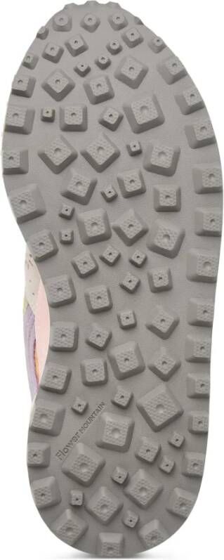 Flower Mountain Suede and technical fabric sneakers Washi Woman