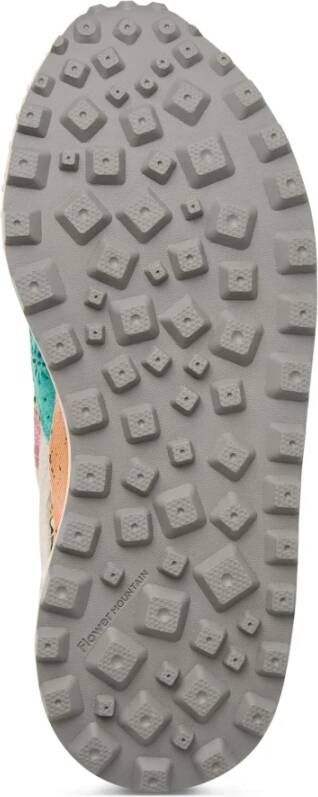 Flower Mountain Suede and technical fabric sneakers Washi Woman