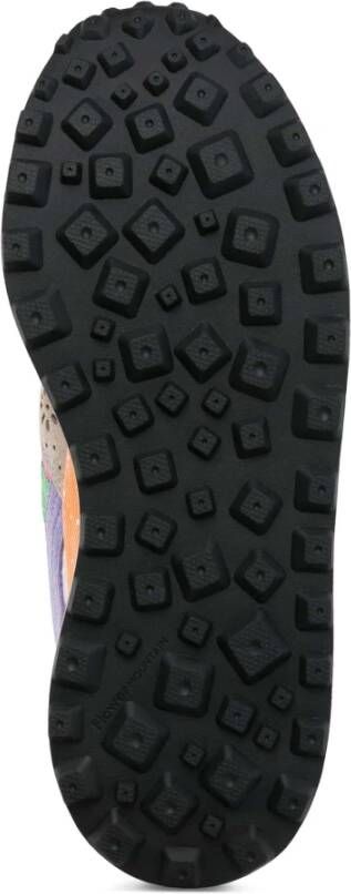 Flower Mountain Suede and technical fabric sneakers Washi Woman