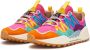 Flower Mountain Suede and technical fabric sneakers Washi Woman Multicolor Dames - Thumbnail 7