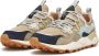 Flower Mountain Yamano 3 Sneaker Wit Militair Blauw Grijs Yamano 3 Sneaker Beige Suède Sneaker met Kurken Binnenzool Multicolor Gray Heren - Thumbnail 12