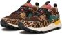 Flower Mountain Bruine Suède Sneakers met Kurken Binnenzool Multicolor Dames - Thumbnail 11