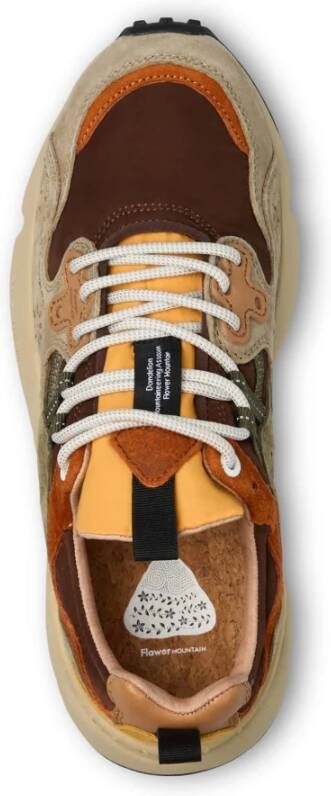 Flower Mountain Suede and technical fabric sneakers Yamano 3 UNI Multicolor Heren