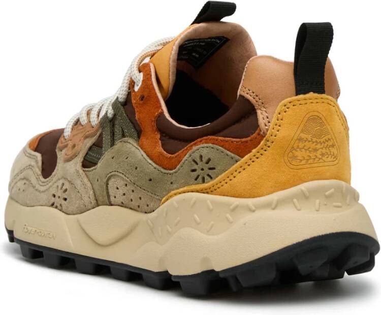 Flower Mountain Suede and technical fabric sneakers Yamano 3 UNI Multicolor Heren