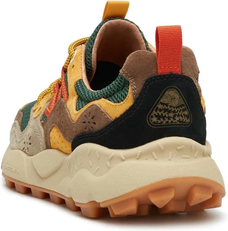 Flower Mountain Suede and technical fabric sneakers Yamano 3 UNI Multicolor Unisex