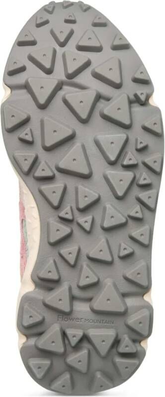 Flower Mountain Suede and technical fabric sneakers Yamano 3 Woman