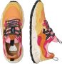 Flower Mountain Suede and technical fabric sneakers Yamano 3 Woman Orange Dames - Thumbnail 3