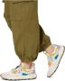 Flower Mountain Suede and technical fabric sneakers Yamano 3 Woman White Dames - Thumbnail 7