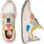 Flower Mountain Suede and technical fabric sneakers Yamano 3 Woman White Dames - Thumbnail 8