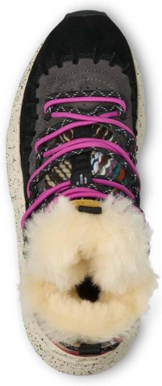 Flower Mountain Suede and wool high-top sneakers Morican UNI Multicolor Dames