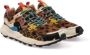 Flower Mountain Suède Damessneakers in Wit Zwart Beige Multicolor Dames - Thumbnail 2